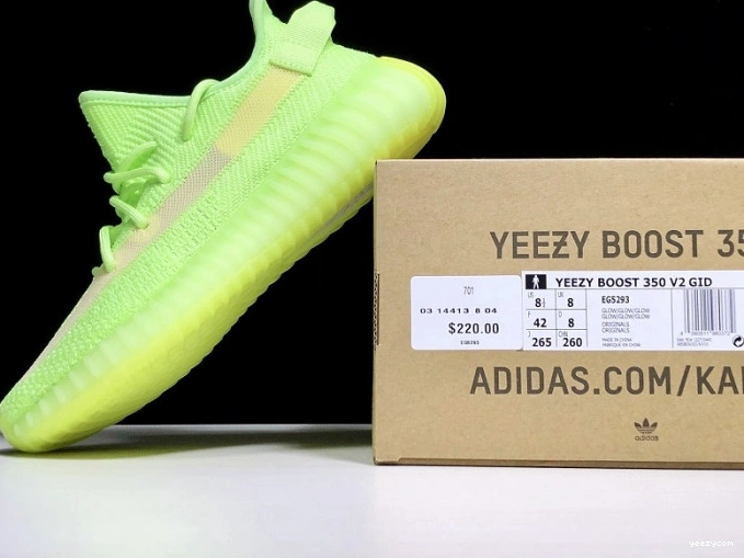 Adidas EG5293 V2 Yeezy 350 Glow Boost Dark the in 0731